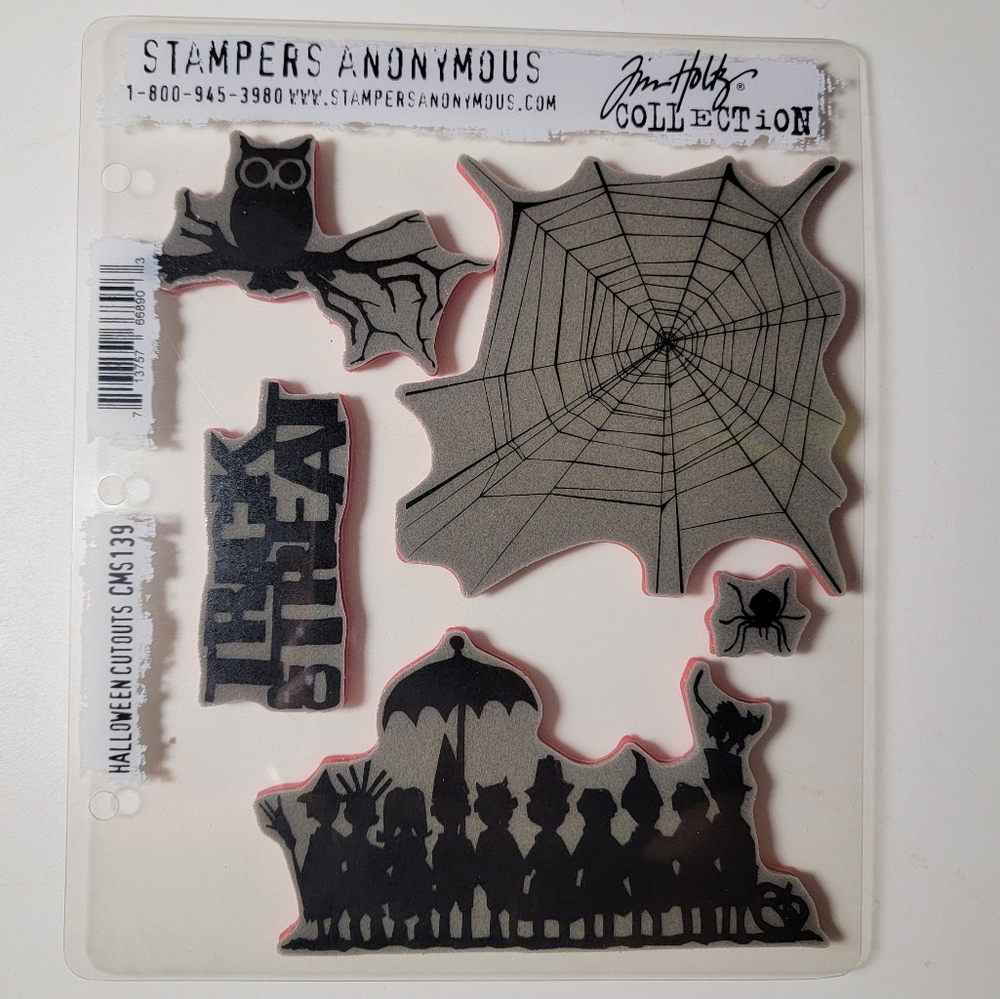 Halloween Cutouts Stampers Anonymous Tim Holtz Collection